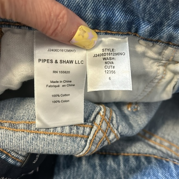 VERONICA BEARD  Raundi Double Seam Mini Jean Skirt Nova Blue Sz 6 NEW - Picture 7 of 9